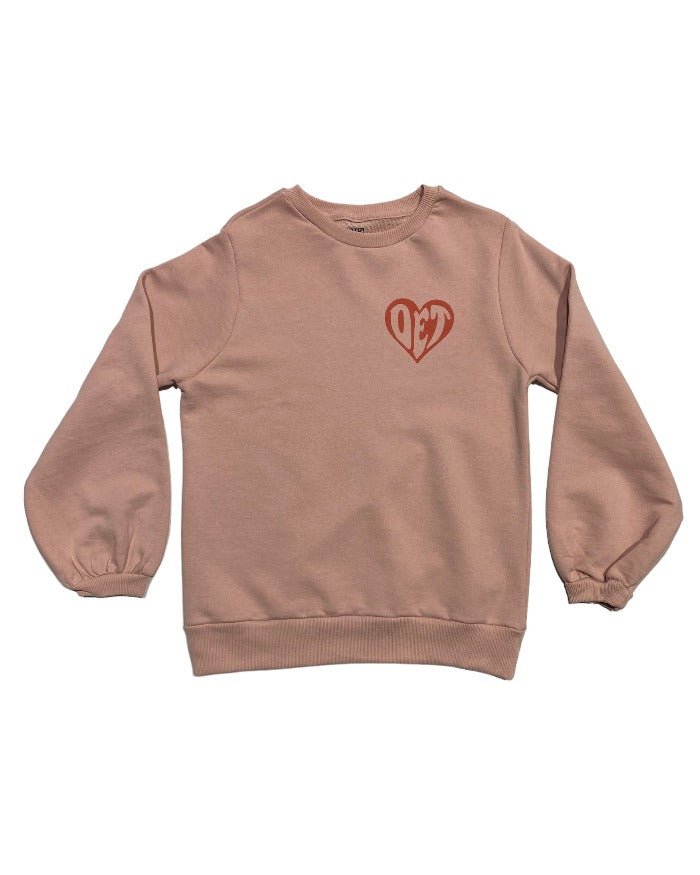 Ink Detroit - From Detroit with love - Balloon sleeve crew neck - Pink - Ink Detroit