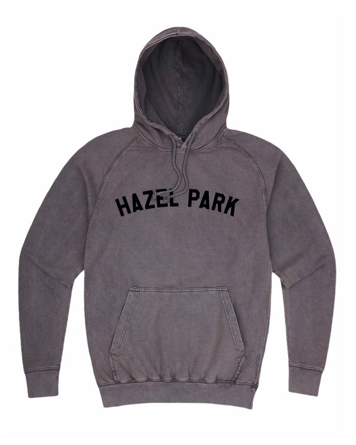 Ink Detroit Hazel Park Mineral Wash Zinc Hoodie