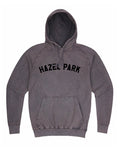 Ink Detroit Hazel Park Mineral Wash Hoodie - Zinc - Ink Detroit