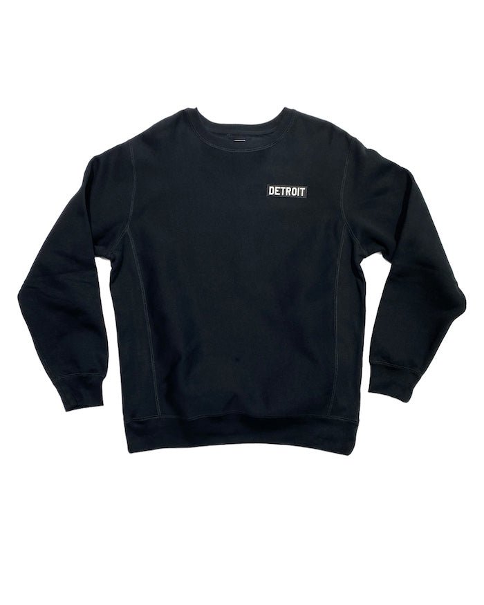 Ink Detroit Heavyweight Crewneck Sweatshirt - Black - Ink Detroit