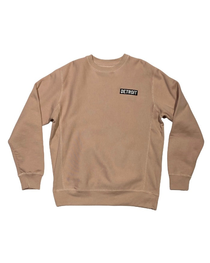 Ink Detroit - Heavyweight Dusty Pink Crewneck Sweatshirt