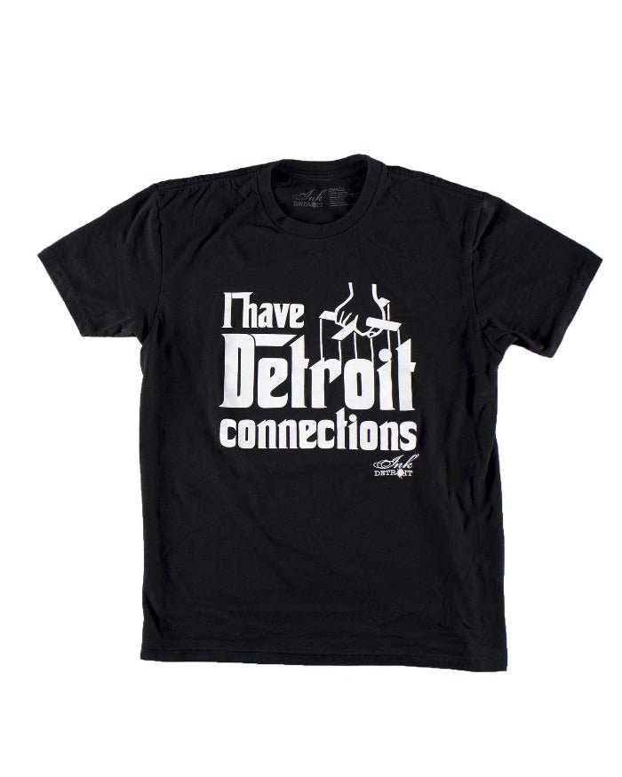 Ink Detroit I Have Detroit Connections Toddler T-Shirt - Black - Ink Detroit
