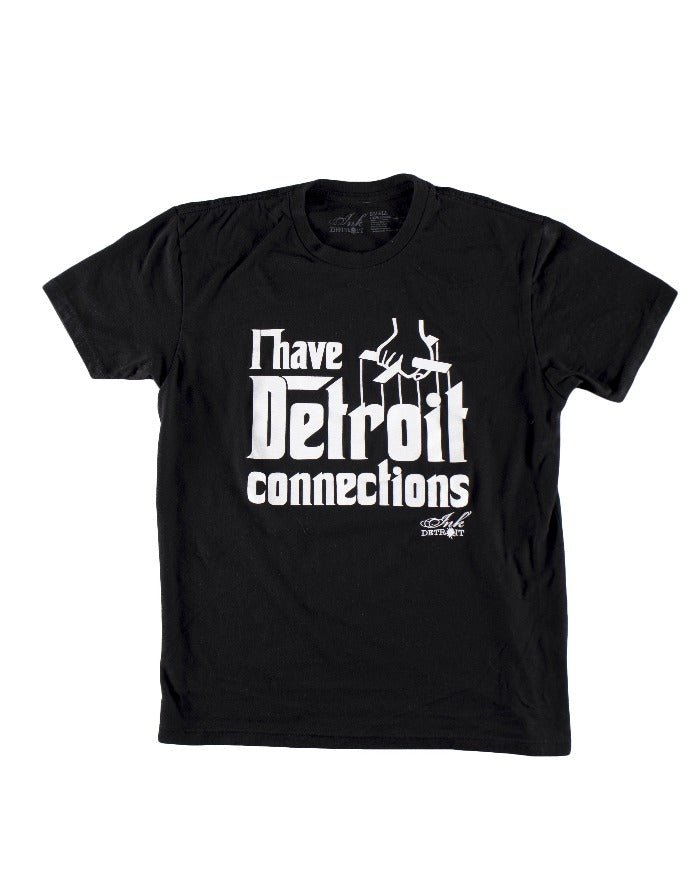 Ink Detroit I Have Detroit Connections Youth T-Shirt - Black - Ink Detroit