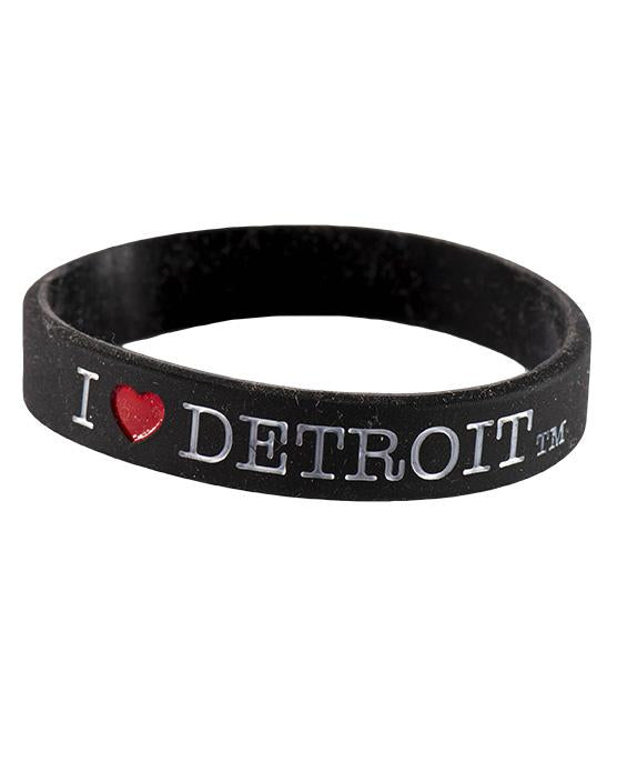 Ink Detroit I Love Detroit Bracelet - Black