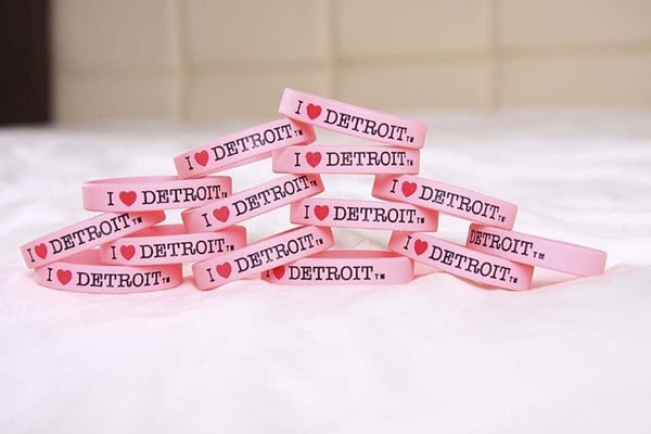 Ink Detroit I Love Detroit Bracelet - Special Edition Pink