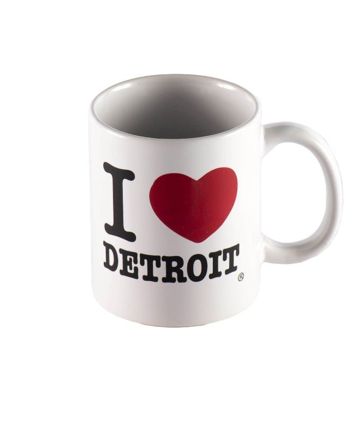 Ink Detroit I Love Detroit Coffee Mug - White - Ink Detroit