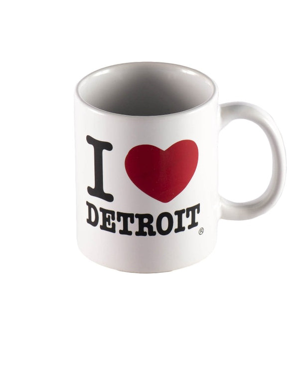 Ink Detroit I Love Detroit Coffee Mug - White