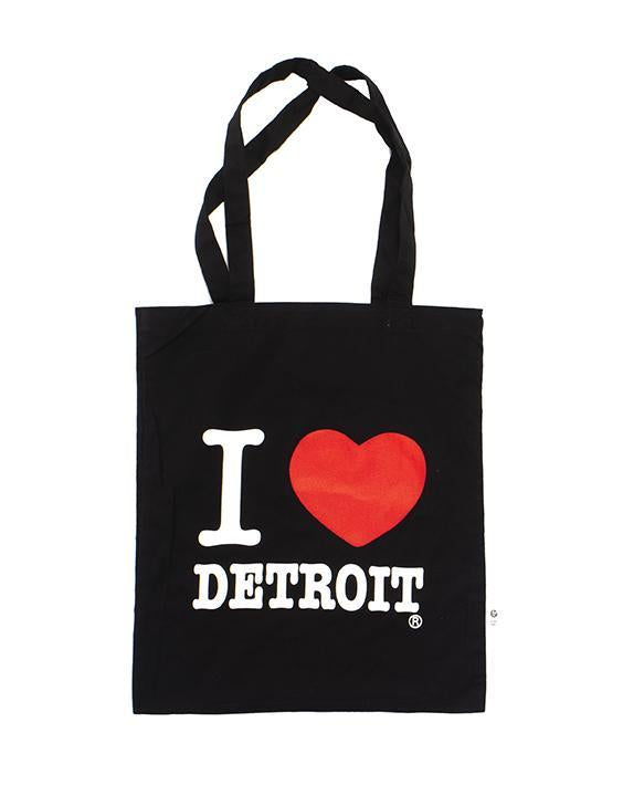 Ink Detroit I Love Detroit Tote Bag - Black