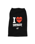 Ink Detroit I Ruff Detroit Baby Rib Dog Tank - Ink Detroit