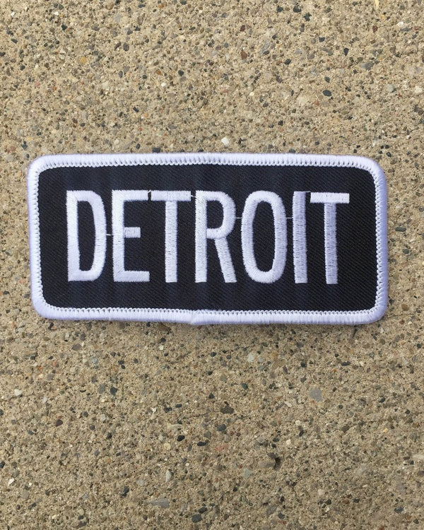 Ink Detroit Iron on Patch