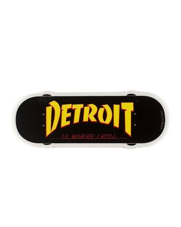 Ink Detroit Is Where I Roll Vinyl Die Cut Sticker - Ink Detroit