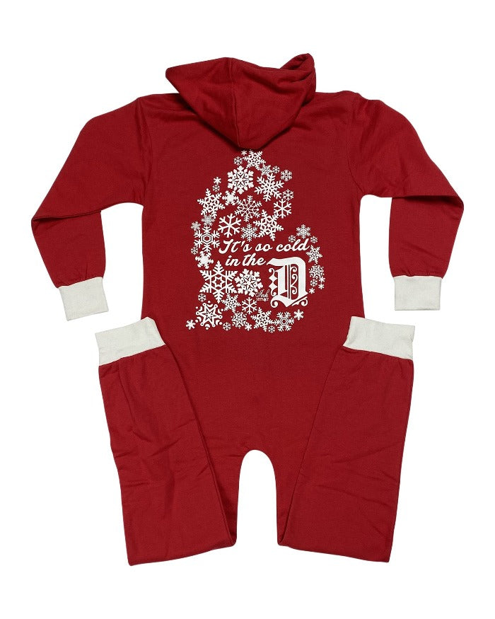 Ink Detroit It's So Cold In The D Adult Onesie