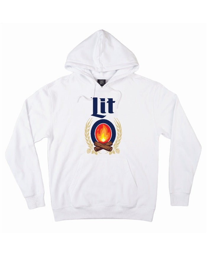 INK "Lit" Hoodie - White - Ink Detroit