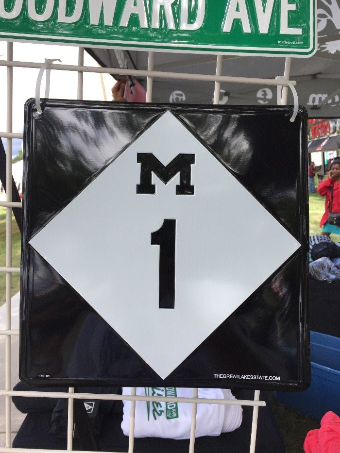 Ink Detroit M1 Street sign - Ink Detroit