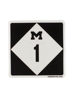 Ink Detroit M1 Vinyl Die Cut Sticker - Ink Detroit