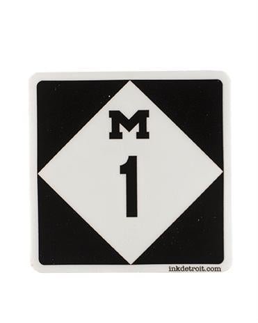 Ink Detroit M1 Vinyl Die Cut Sticker - Ink Detroit