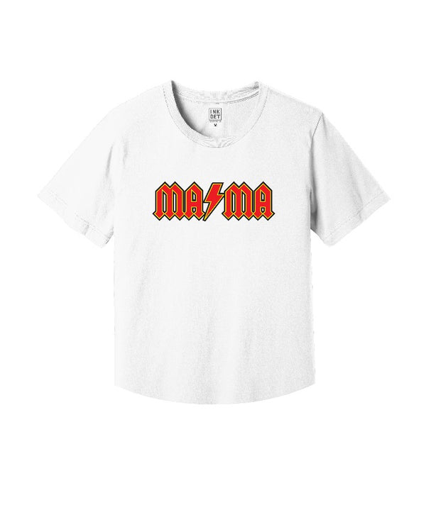 Graphic Tees "MAMA" kinda cropped white T-Shirt