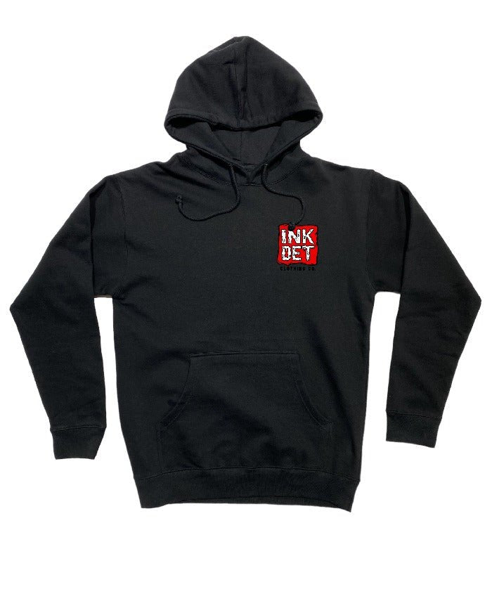 Ink Detroit - MARVELous DETROIT DRIP - Premium Heavyweight Hoodie - Black - Ink Detroit