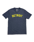 Ink Detroit - Classic Tri Blend T-Shirt - Maize & Blue - Ink Detroit