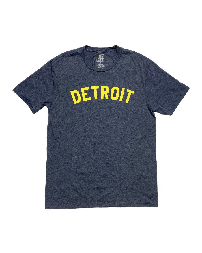 Ink Detroit - Classic Tri Blend T-Shirt - Maize & Blue - Ink Detroit