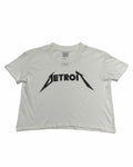 Ink Detroit Metal Cropped T-Shirt - White - Ink Detroit