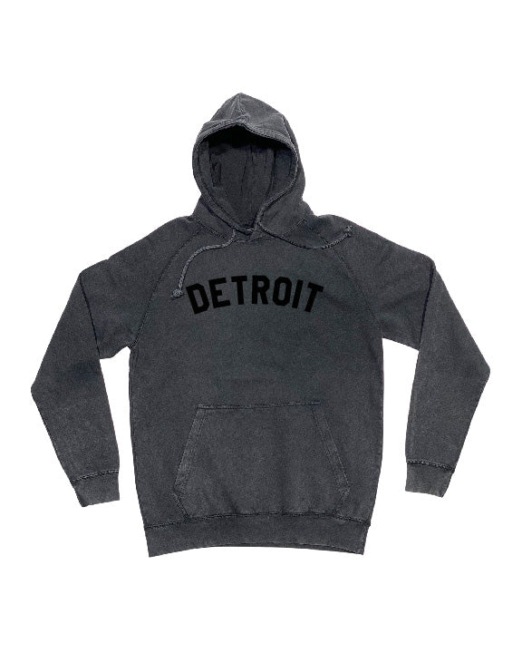 Ink Detroit - Classic Mineral Wash Hoodie - Available in 2 Colors - Ink Detroit