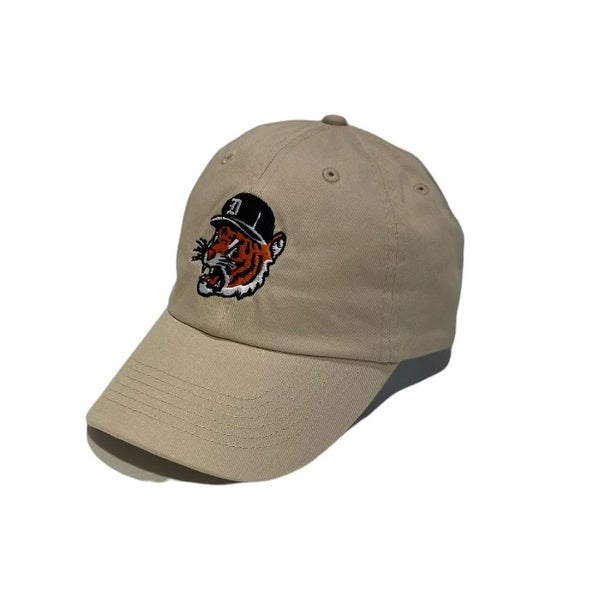 Ink Detroit Motor City Kitty Dad Cap - Natural