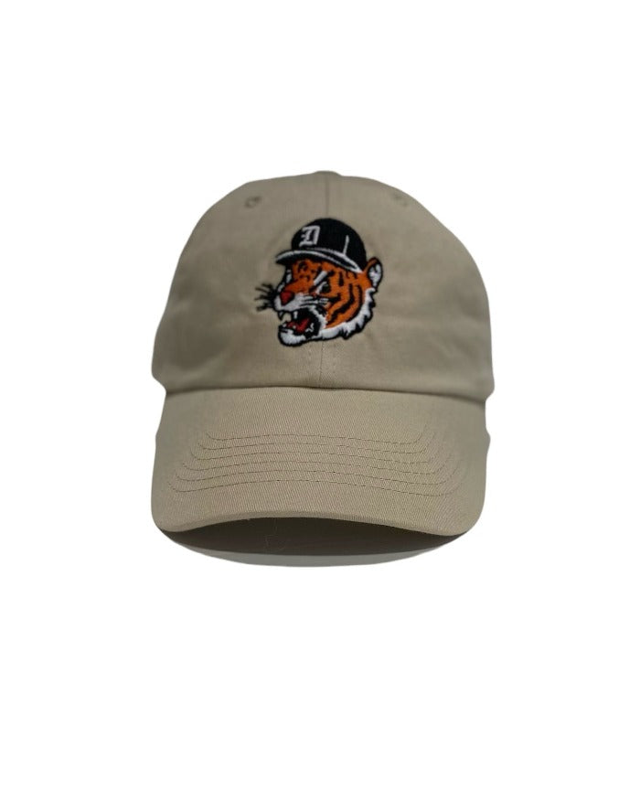 Ink Detroit Motor City Kitty Dad Cap - Natural