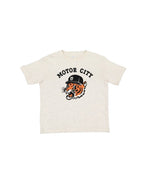 Ink Detroit Motor City Kitty Toddler T-Shirt - Natural - Ink Detroit