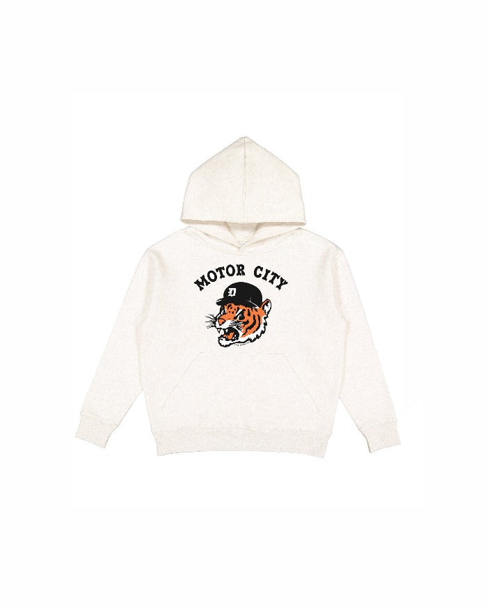 Motor City Kitty hoodie for kids