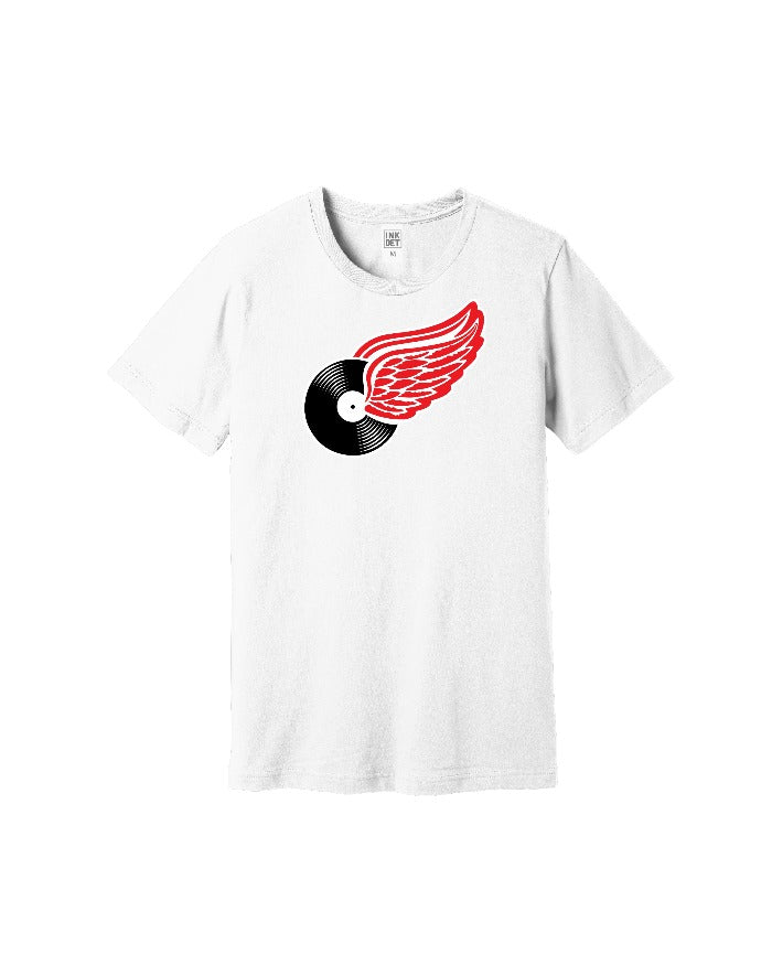 Ink Detroit Motown Wing T-Shirt in White