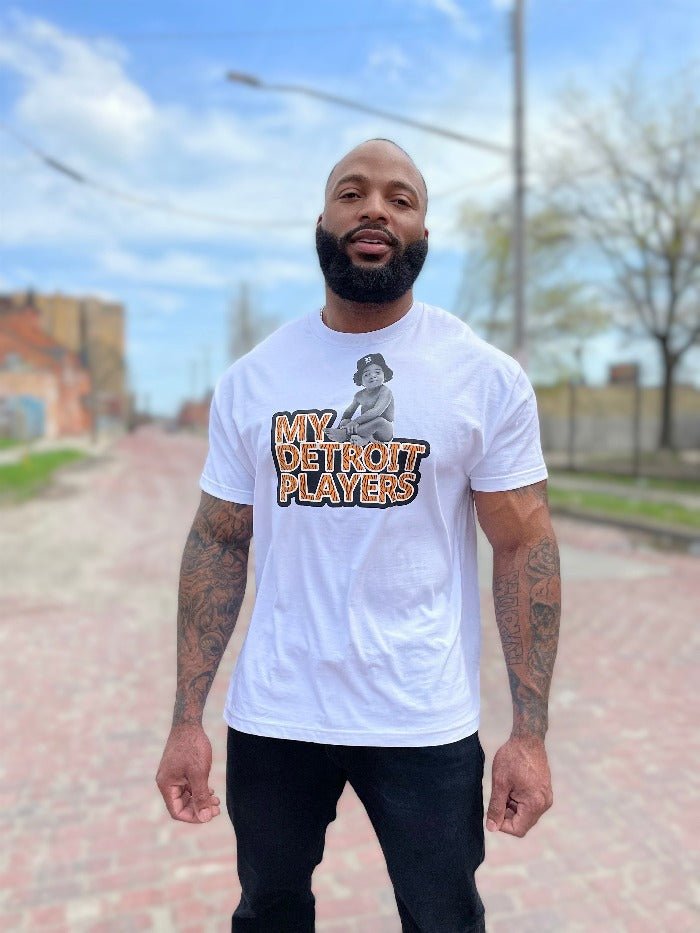 Ink Detroit - My Detroit Players - T-Shirt - White - Ink Detroit
