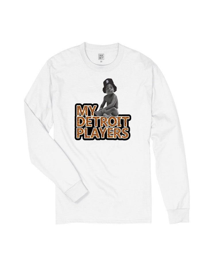 My Detroit Players long sleeve shirt white