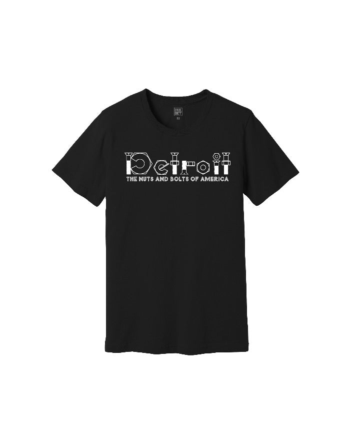 Ink Detroit - Nuts and Bolts T-Shirt - Black - Ink Detroit