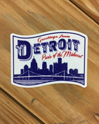 Ink Detroit Paris of The Midwest Die Cut Vinyl sticker - Ink Detroit