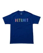 Ink Detroit - Pastel Rainbow - T-Shirt - Regal Blue - Ink Detroit