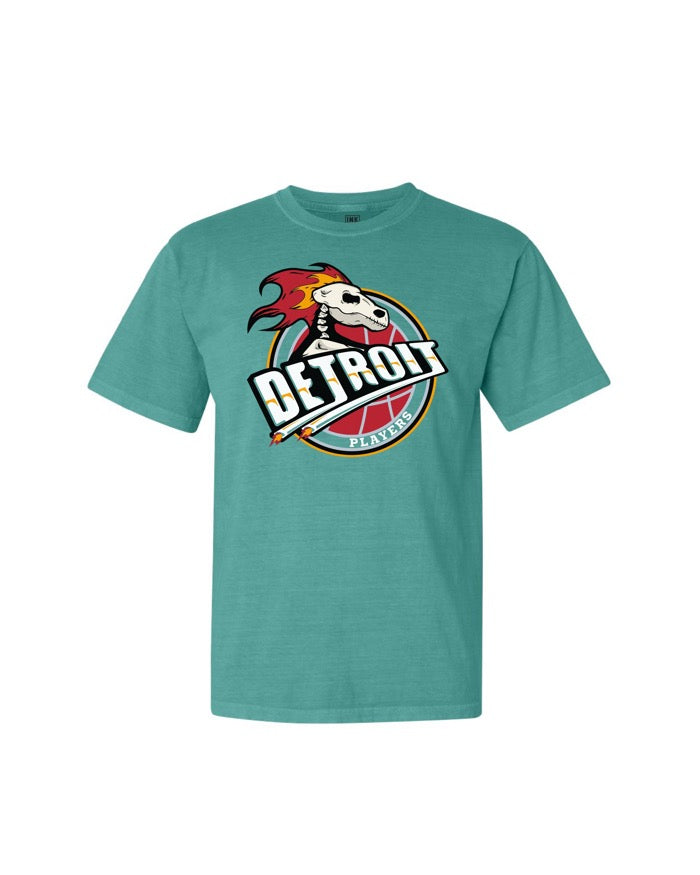 Ink Detroit 90s Players Teal T-Shirt