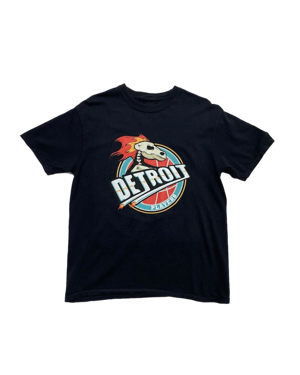 Ink Detroit - 90s Players T-Shirt - Pigment Dyed Black