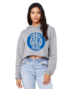 Ink Detroit Pride Fleece Crop Hoodie - Storm Grey - Ink Detroit