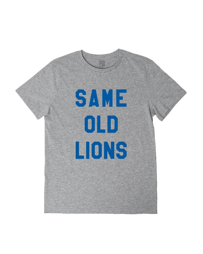Ink Detroit Same Old Lions T-Shirt - Heather Grey