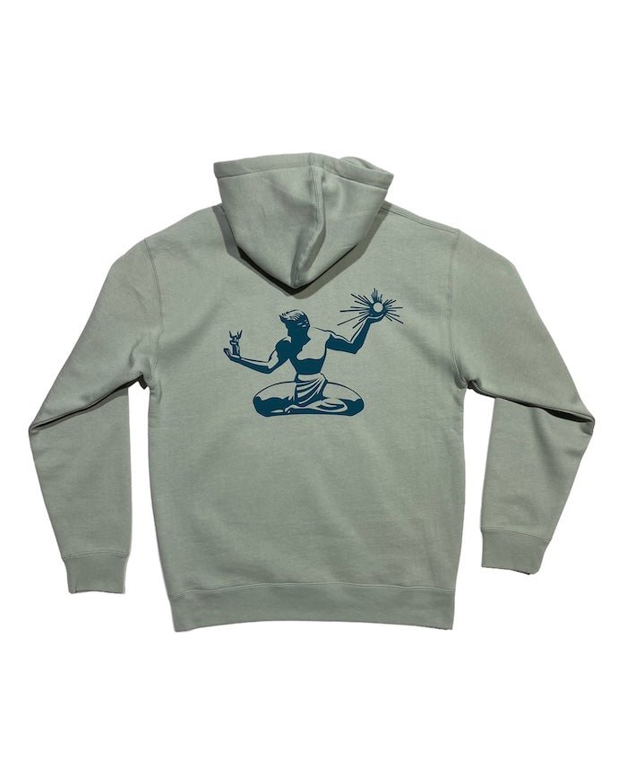 Ink Detroit Premium Heavyweight Spirit Of Detroit Hoodie - Sage - Ink Detroit