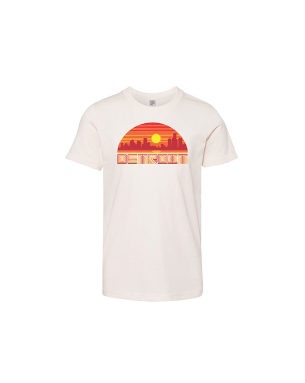 Sunny Detroit Youth T-Shirt By Ink Detroit