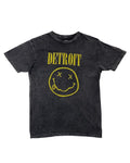 Ink Detroit Teen Spirit Mineral Wash T-Shirt - Black - Ink Detroit