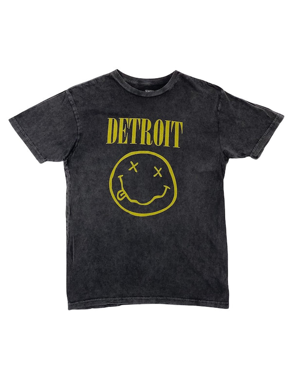Ink Detroit Teen Spirit Mineral Wash T-Shirt - Black