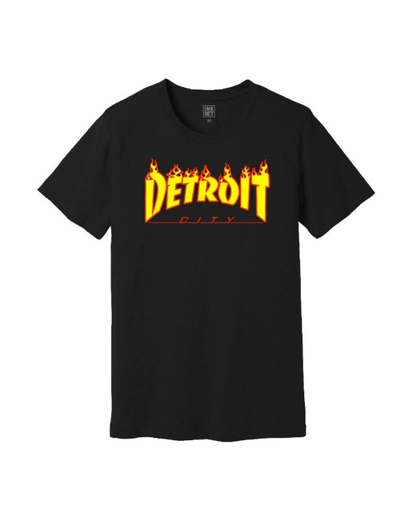 Ink Detroit City T-Shirt - Black