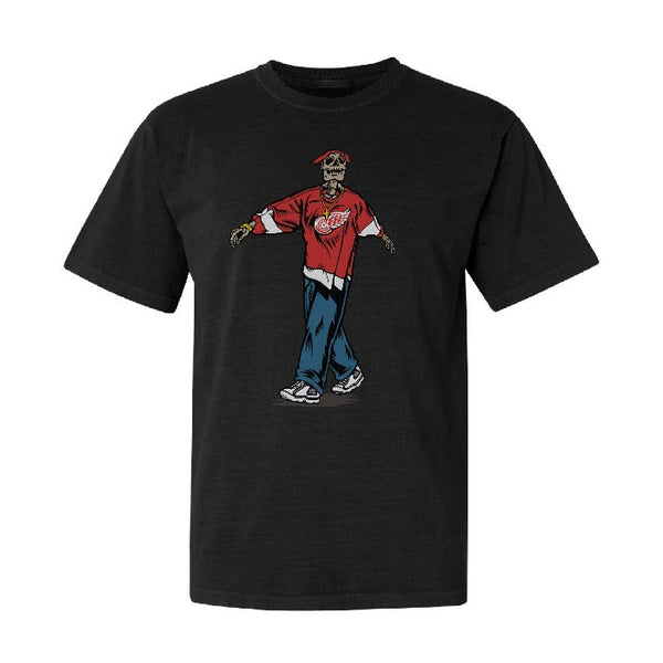 m&o, Shirts, 2pac Wearing Detroit Red Wings Jersey T Shirt