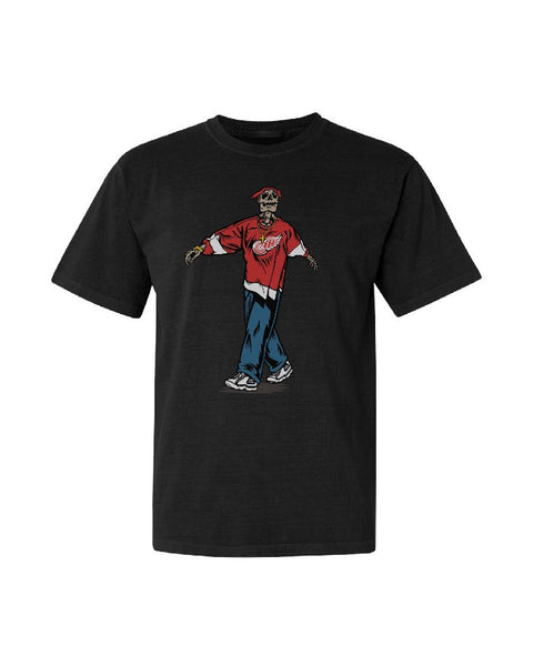 m&o, Shirts, 2pac Wearing Detroit Red Wings Jersey T Shirt