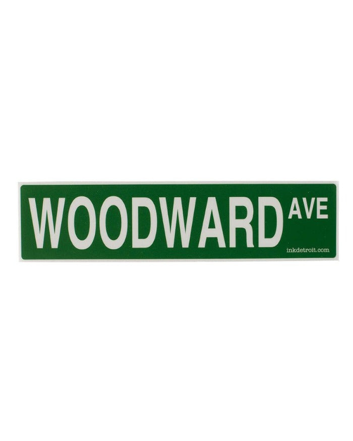 Ink Detroit Woodward Ave Die Cut Vinyl Sticker
