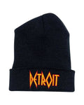 Ink Detroit DET Leopard Beanie - Black - Ink Detroit
