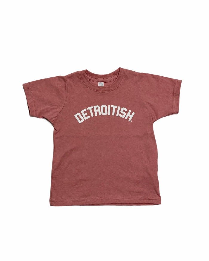 Ink Detroit Detroitish Toddler T-Shirt - Mauve - Ink Detroit